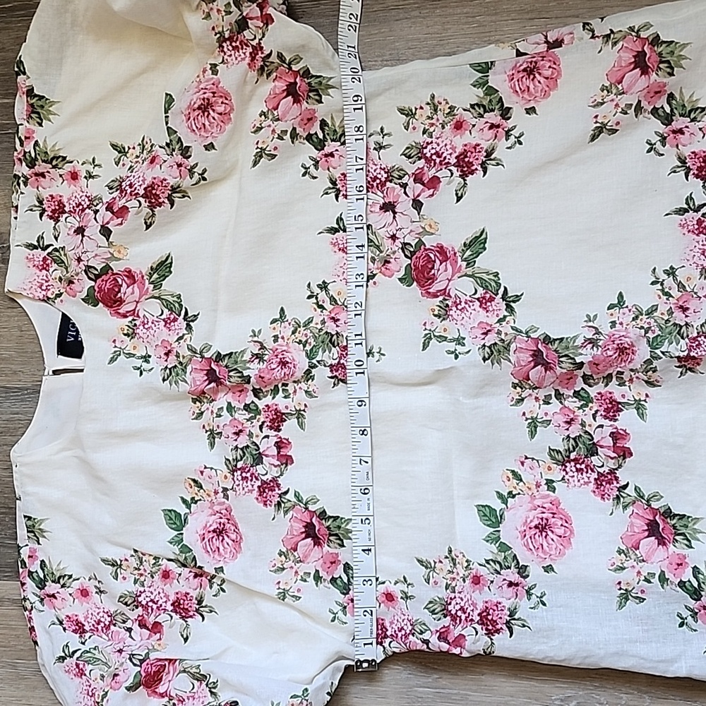Vici Floral Mini Dress - White and Pink - Picture 6 of 13
